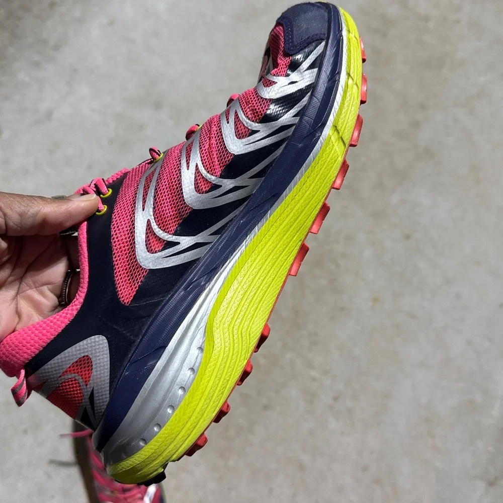 Hoka One One Speedgoat Trail Running Shoes Women’s 10 Vibram Casual Outdoor - Picture 14 of 16